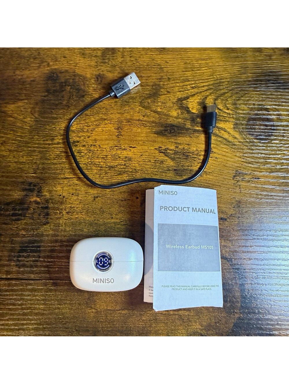 MINISO MS105 AI Translation Earbuds Bluetooth Wireless 134 Languages White